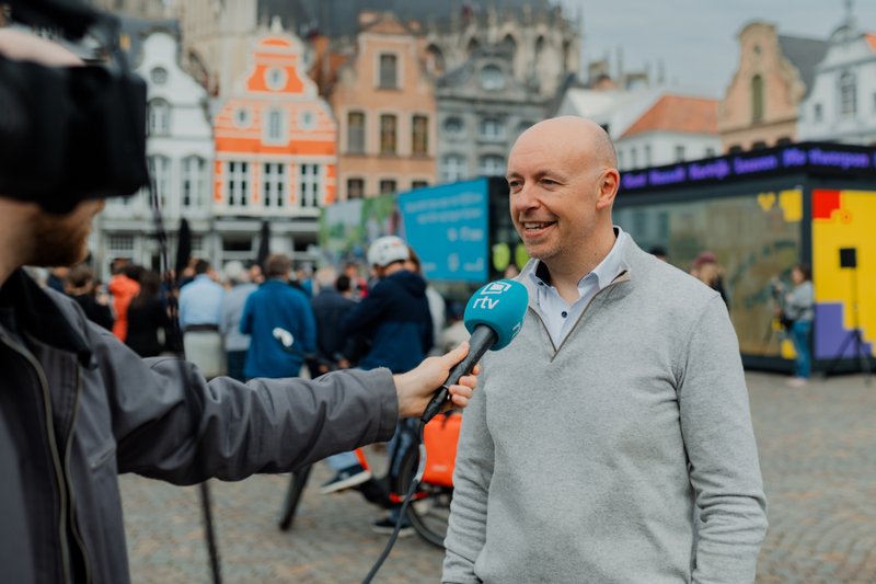 Dries Mahieu stelt innovaties voor kmo's voor