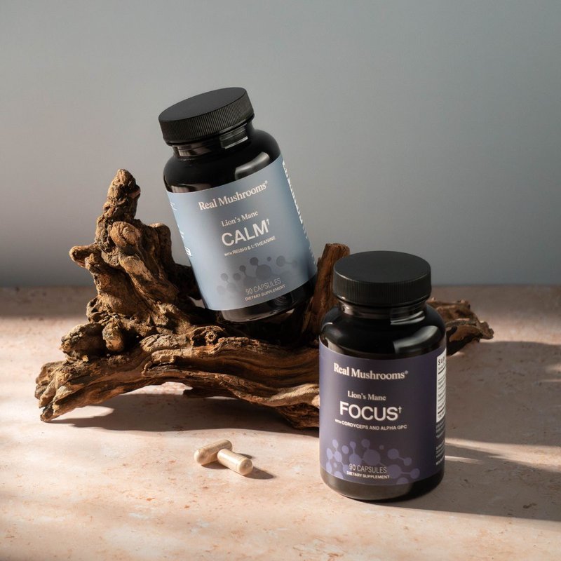 Real Mushrooms Lion's Mane Blends: Focus and Calm