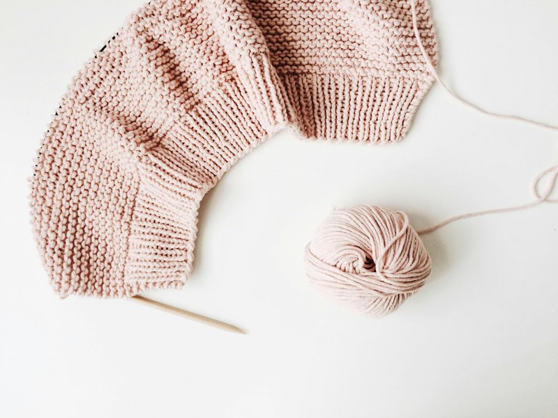 An unfinished knitted piece (Photographer: rocknwool)