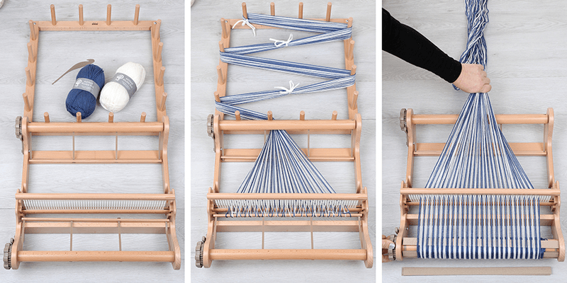https://threadcollective.com.au/blogs/weaving-looms/hybrid-warping-rigid-heddle-loom