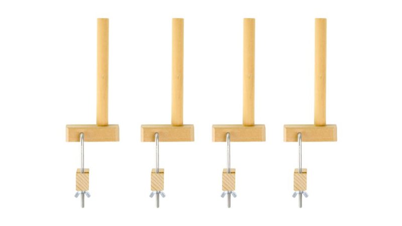 Ashford Warping Pegs with Clamp (Source: Ashford)