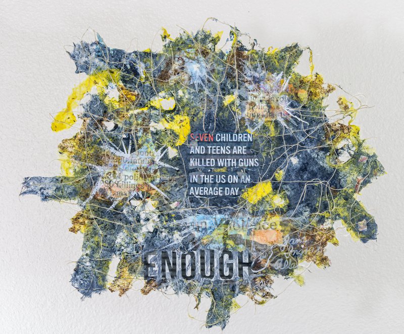 Responding to rampant gun violence in American schools and congressional apathy, Jane Ingram Allen crafts ‘living quilts’ embedded with wildflower seeds.