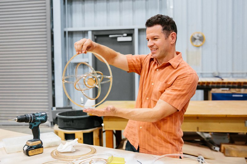 Joseph O’Connell, founder of design and fabrication firm Creative Machines, explains how curiosity and ingenuity shape his studio’s public artworks.
