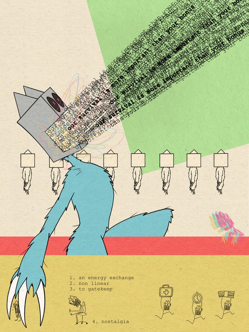 Illustrator Kenneth Nowlan, aka ttdkwta, explores vulnerability and self-discovery in an evolving digital universe filled with quirky, curious creatures.