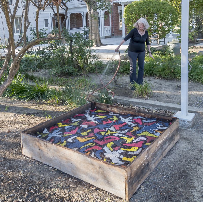 Responding to rampant gun violence in American schools and congressional apathy, Jane Ingram Allen crafts ‘living quilts’ embedded with wildflower seeds.