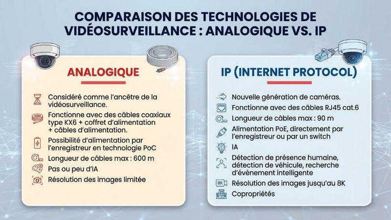 Analogique ou IP : quelle technologie choisir ?