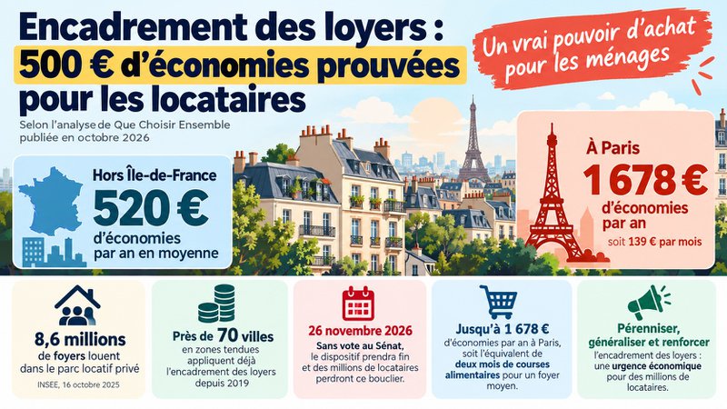 Encadrement des loyers : ce que disent les chiffres Encadrement des loyers : ce que disent les chiffres