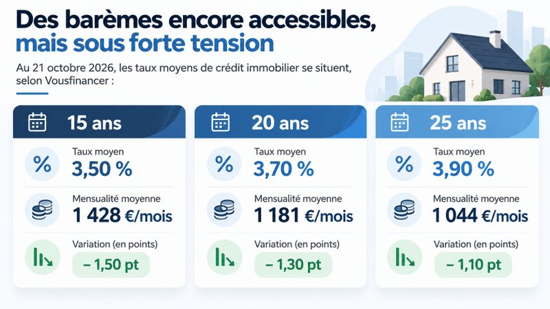 OAT à 5% - taux moyens de crédit immobilier