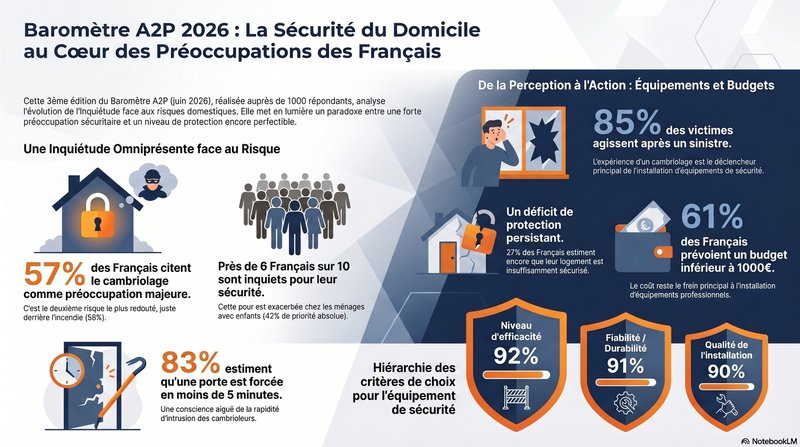 Sécurité du domicile et cambriolage en France en 2026