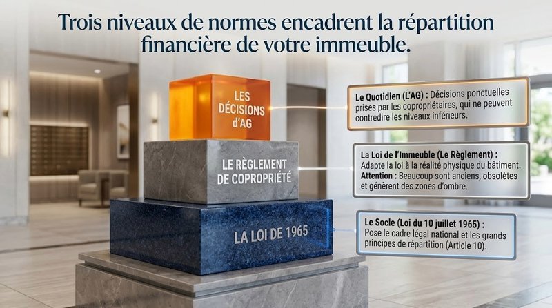 Quels sont les principes de répartition des charges de copropriété ?