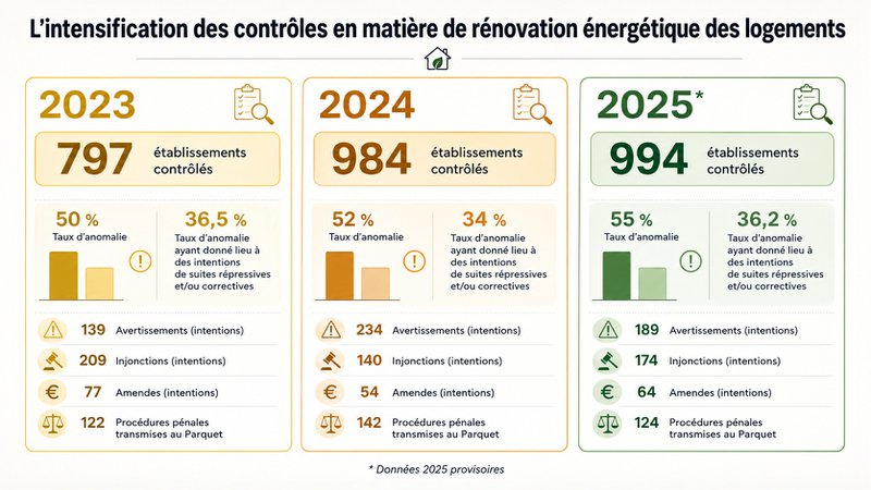 Fraude à la rénovation énergétique : bilan DGCCRF 2025 Fraude à la rénovation énergétique : bilan DGCCRF 2025