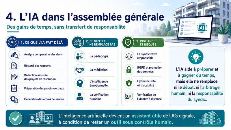 L'intelligence artificielle va-t-elle transformer l'assemblée générale de copropriété ?