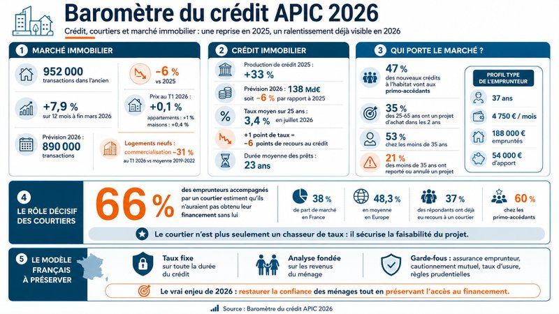 Baromètre du crédit APIC 2026 Baromètre du crédit APIC 2026