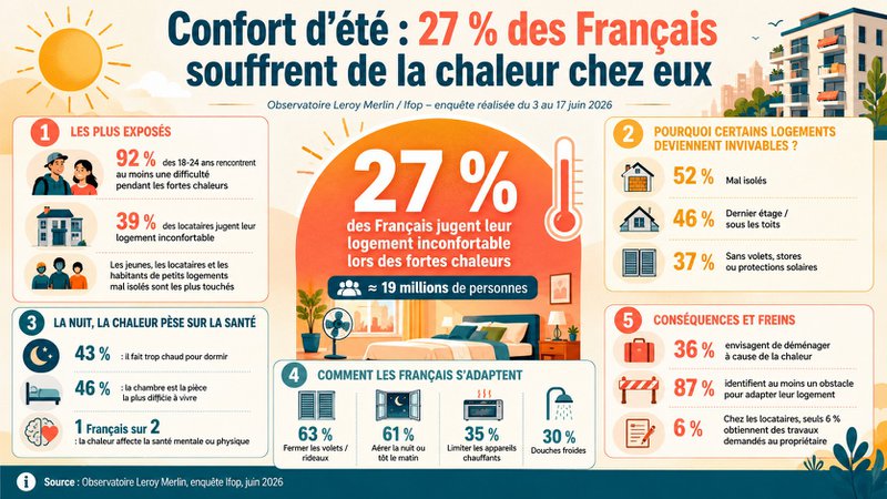 Confort d'été dans le logement