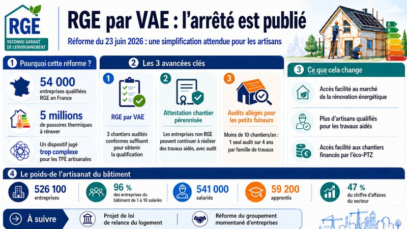 la réforme du RGE par VAE