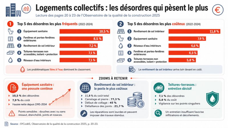 sinistralité des logements collectifs