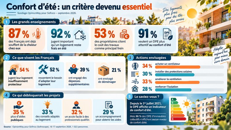Pourquoi le confort d’été est-il devenu un enjeu majeur du logement ? Pourquoi le confort d’été est-il devenu un enjeu majeur du logement ?