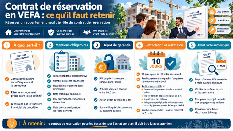 Contrat de réservation en VEFA Contrat de réservation en VEFA