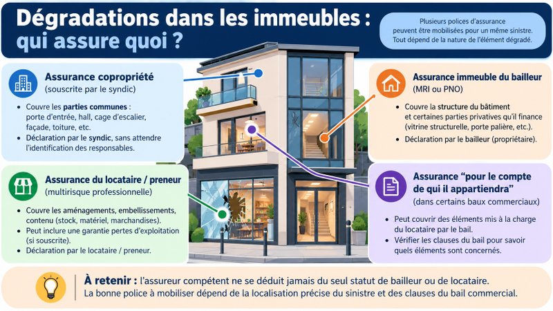 Dégradations dans les immeubles