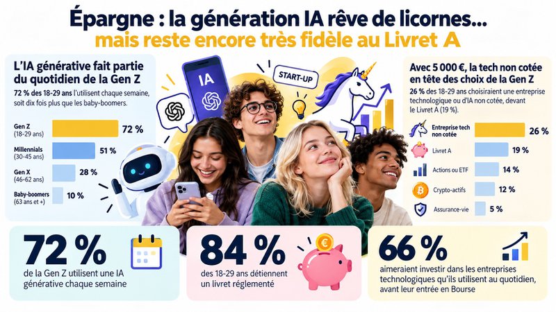 Épargne Gen Z : quand les licornes tech rivalisent avec le Livret A