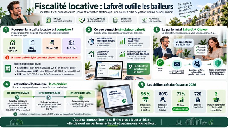 Laforêt lance un simulateur de fiscalité locative pour les bailleurs Laforêt lance un simulateur de fiscalité locative pour les bailleurs