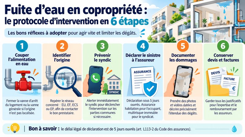 Le protocole d'intervention en 6 étapes