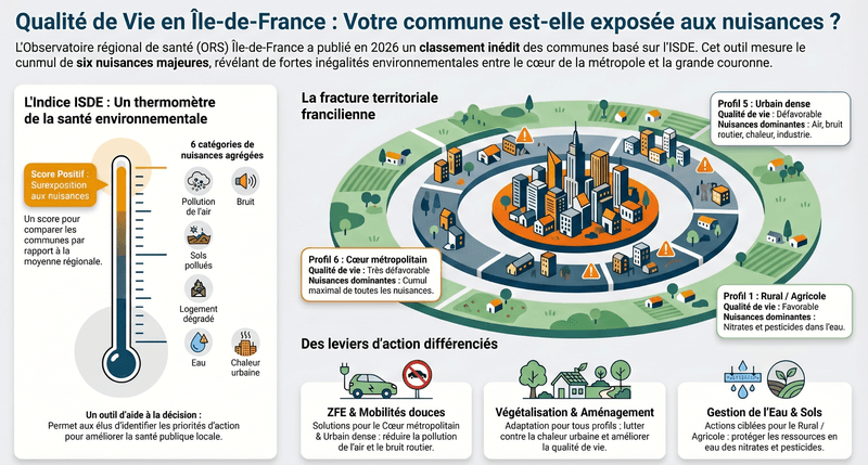 Qualité de vie et inégalités environnementales en Île-de-France