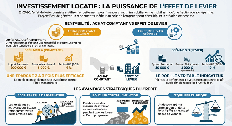 Qu'est-ce que l'effet de levier en immobilier ? 