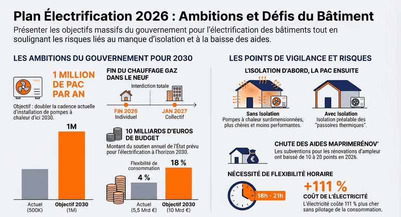 Plan électrification du bâtiment