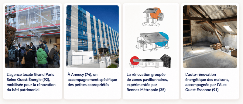 Quatre retours d’expérience pour renforcer la rénovation des cibles prioritaires Quatre retours d’expérience pour renforcer la rénovation des cibles prioritaires