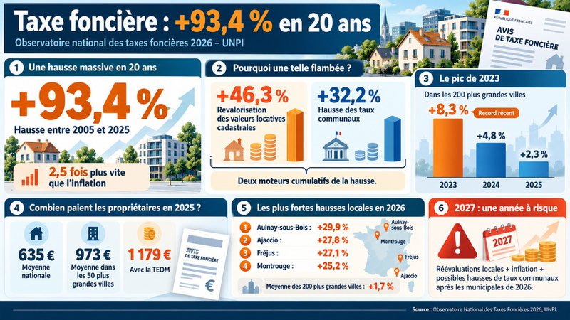Observatoire National des Taxes Foncières 2026 Observatoire National des Taxes Foncières 2026