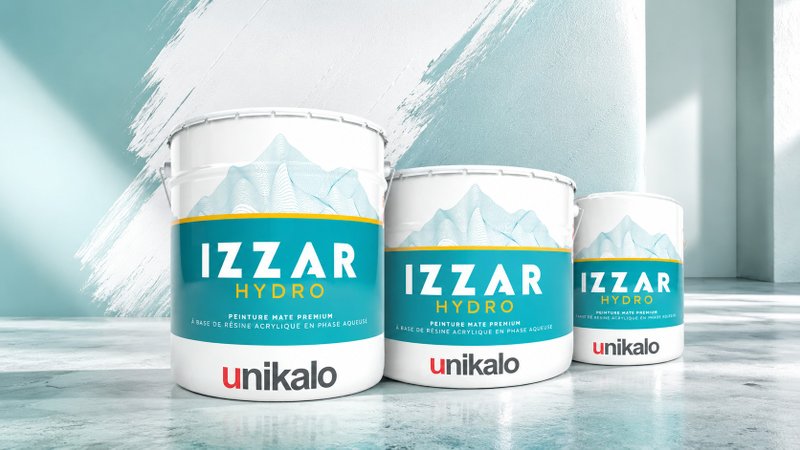 IZZAR HYDRO, la peinture intérieure professionnelle d'Unikalo