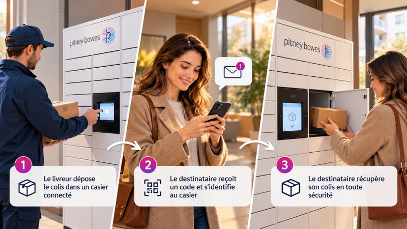 Les casiers connectés : une solution pensée pour la copropriété Les casiers connectés : une solution pensée pour la copropriété