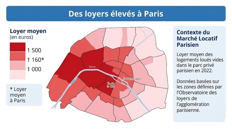 Quel est le niveau réel du loyer à Paris en 2022 ? Quel est le niveau réel du loyer à Paris en 2022 ?