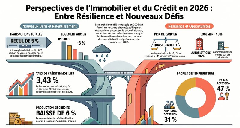 Marché immobilier 2026 : entre reprise avortée et pression financière