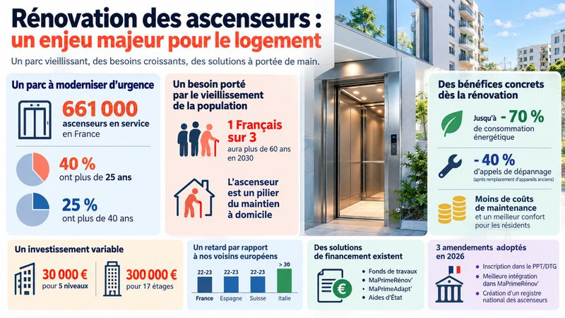 Rénovation des ascenseurs en copropriété Rénovation des ascenseurs en copropriété