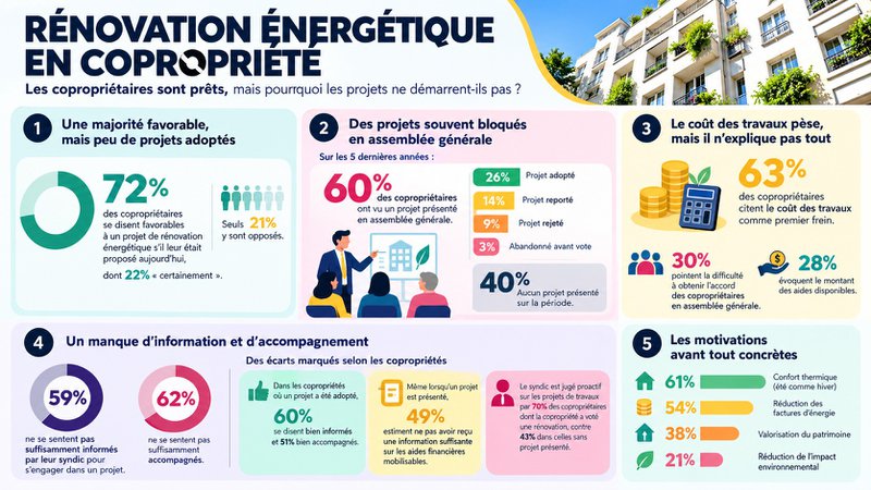 Rénovation énergétique en copropriété : le paradoxe des bonnes intentions Rénovation énergétique en copropriété : le paradoxe des bonnes intentions