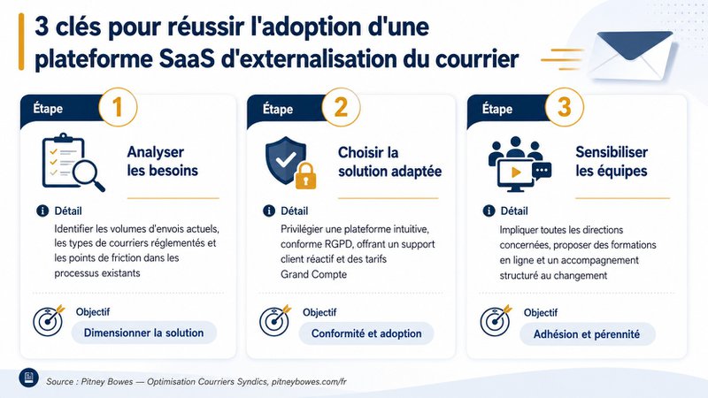 adoption d'une plateforme SaaS externalisation du courrier