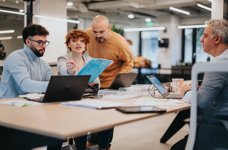 sales team studies analytics