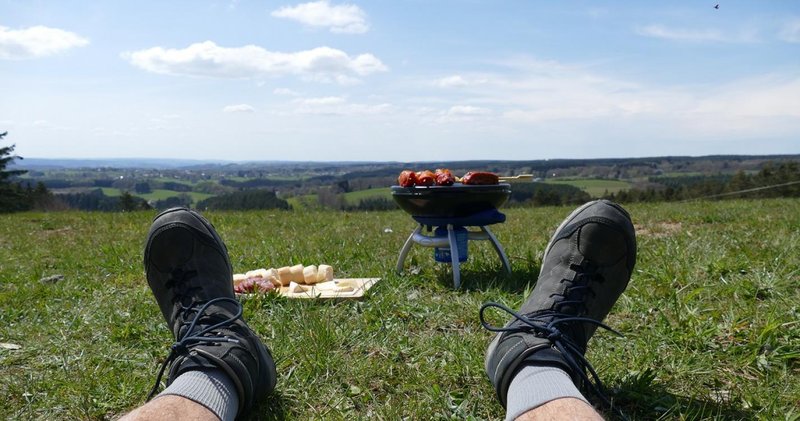 Grillhike dans les Hautes Fagnes