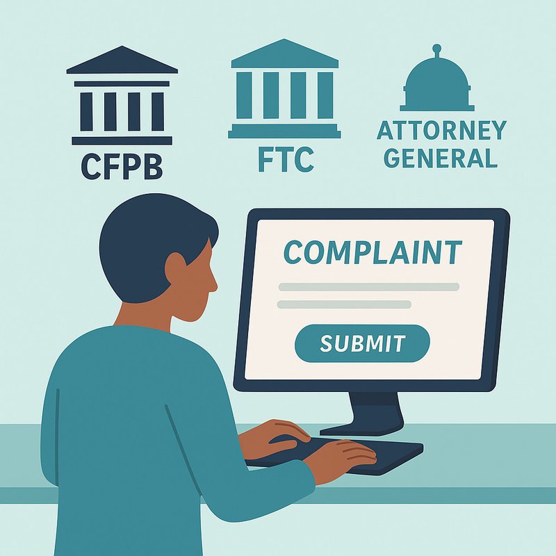 filing a complaint against a debt collector