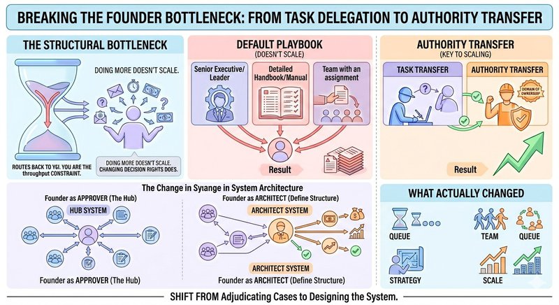 founder bottleneck