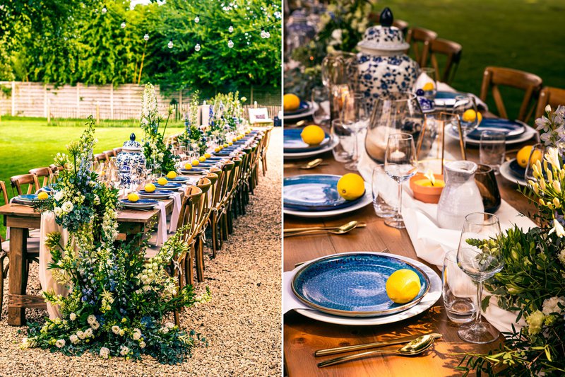 Zuiderse wedding styling met citroenen door Dungen Styling - House of Weddings