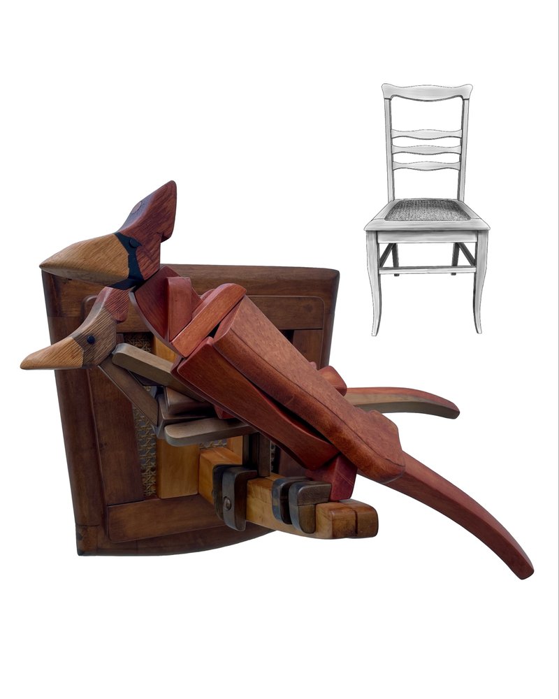 Artists in WNC use local river cane, plentiful clay, and discarded chairs to create sustainable craft, preserve Cherokee traditions, and protect the land.