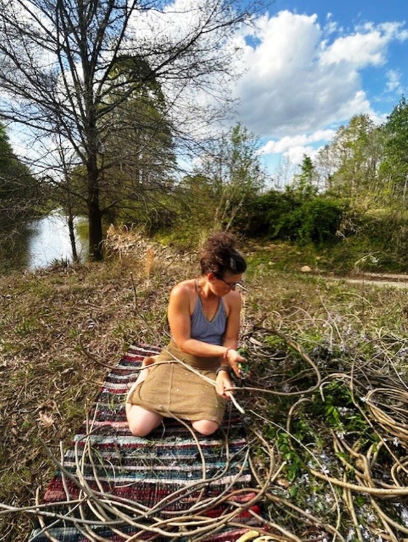 Artists in WNC use local river cane, plentiful clay, and discarded chairs to create sustainable craft, preserve Cherokee traditions, and protect the land.