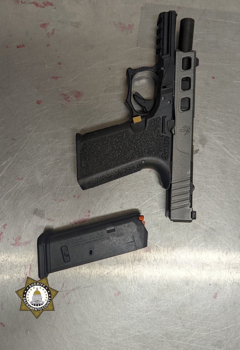 Recovered Handgun | Provided by the Sacramento County Sheriff's Office