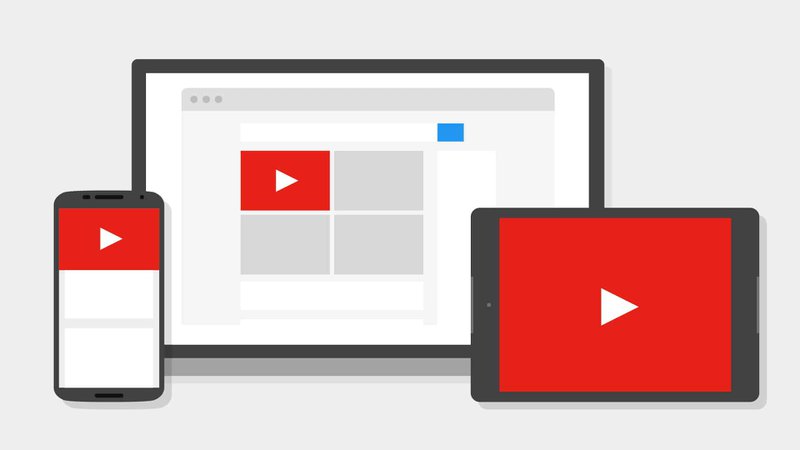 Attracting Customers: Depiction of a mobile phone, tablet, and computer watching Youtube.