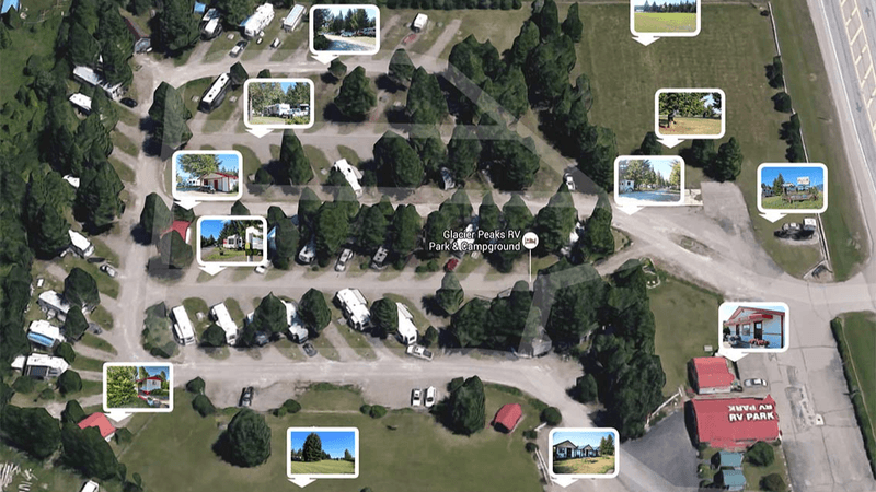 RV Park Directory Services help with visual maps of your property.