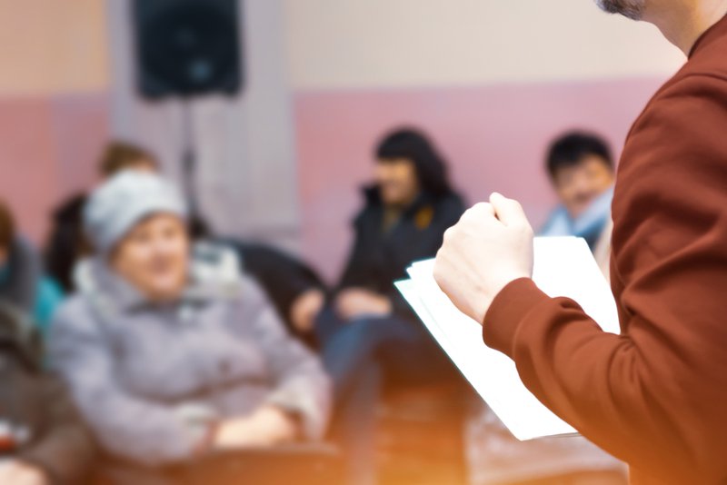 caregivers teaching a new language in dementia care