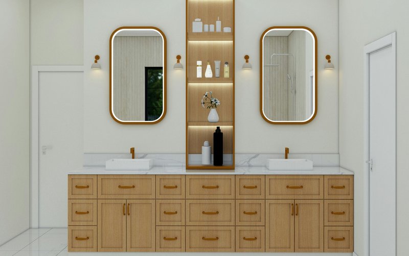 One of the biggest advantages of minimalist bathroom designs is the reduction in complexity during installation.